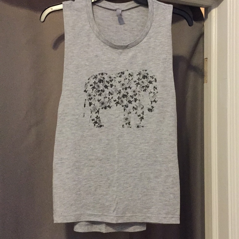 Flower elephant graphic